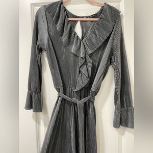ZARA Women’s Metallic Jumpsuit